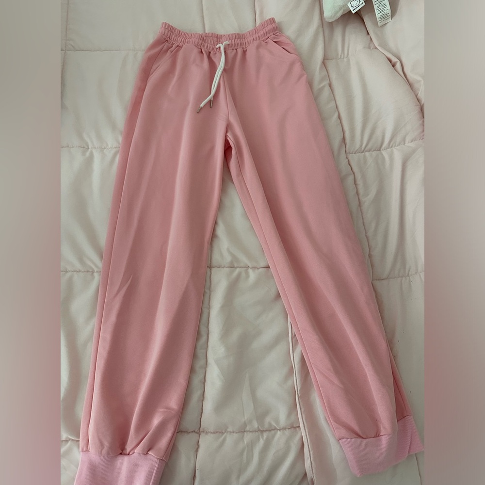 Pink sweats